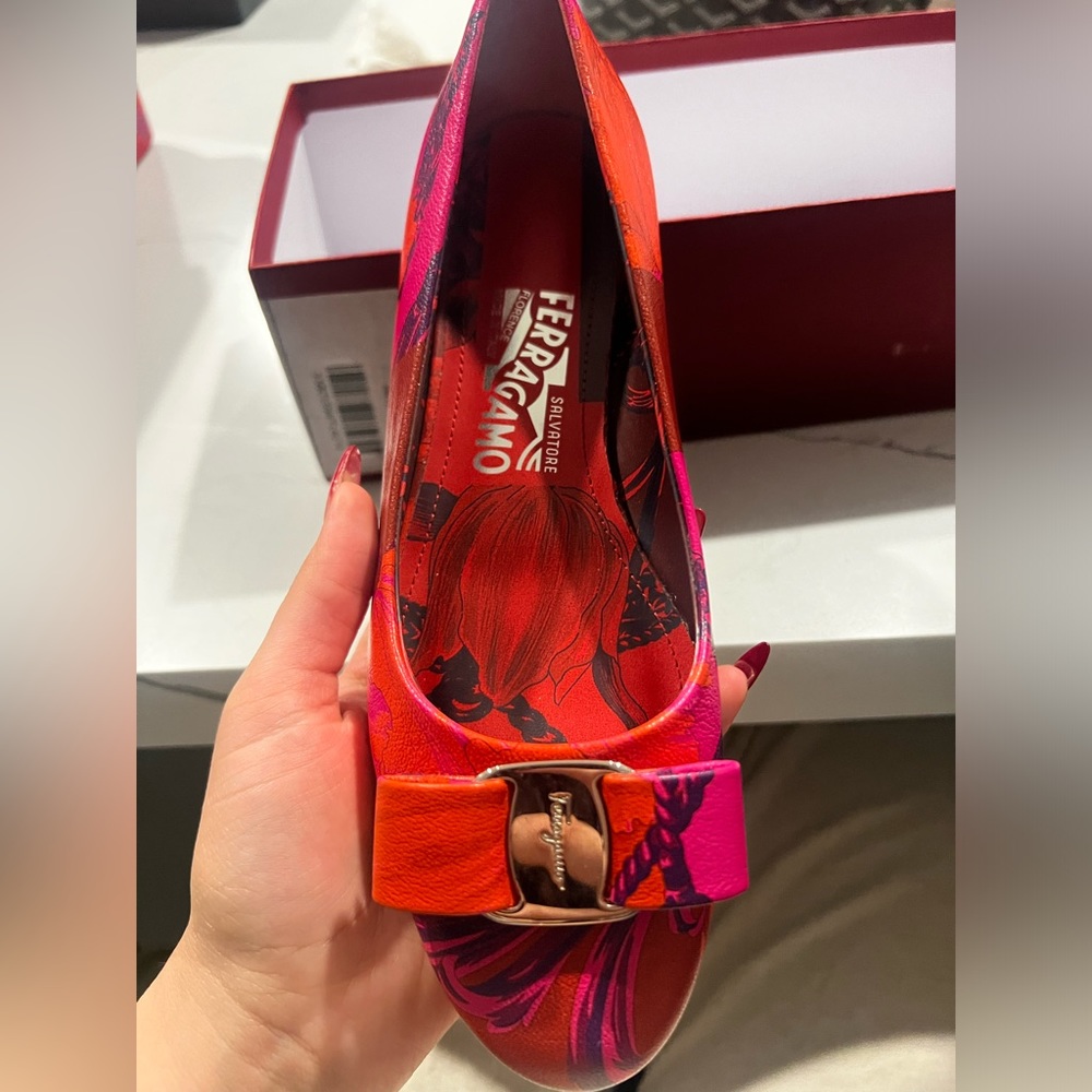 Ferragamo designer Varina ballet flats